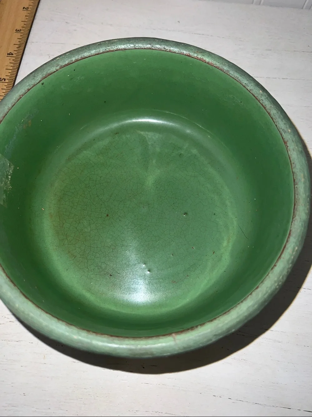 30s Red Wing Brush ware clay pottery